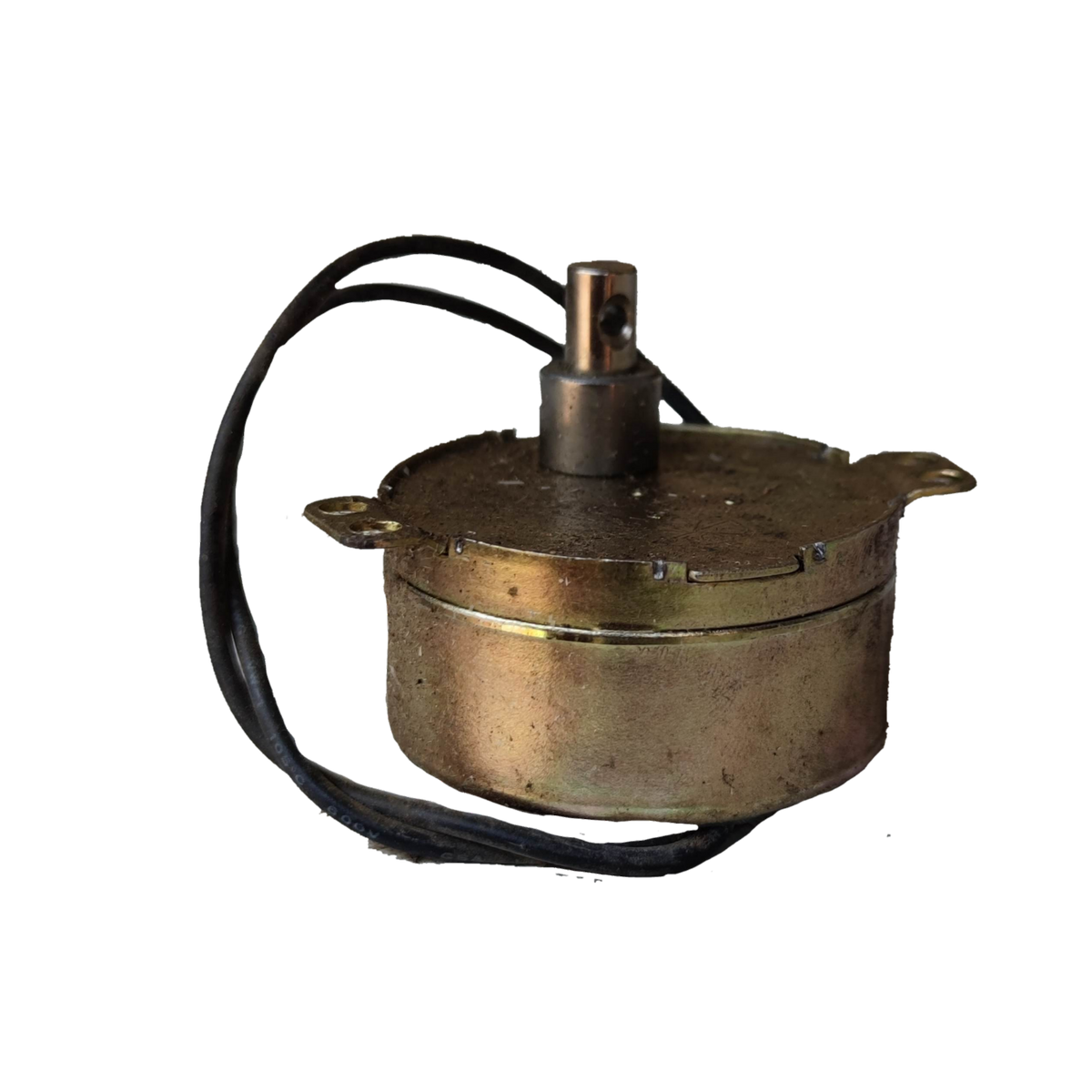 Taiwan made Synchronous Motor 220V with metal casing and wired connectors for electrical circuitry