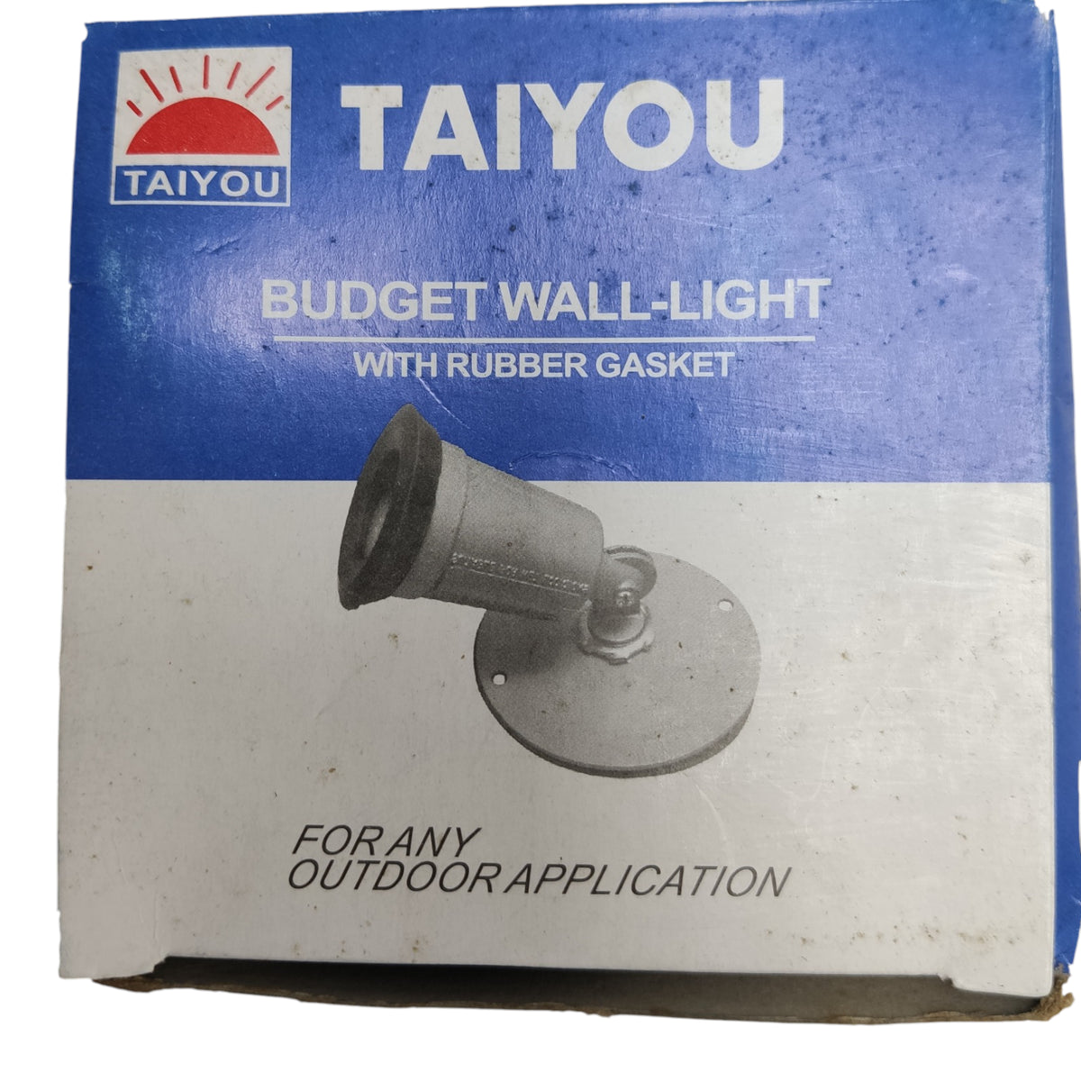 Taiyou Stonco Socket 10A 220V E27 Outdoor Wall-Lamp Fixture with Rubber Foam Gasket