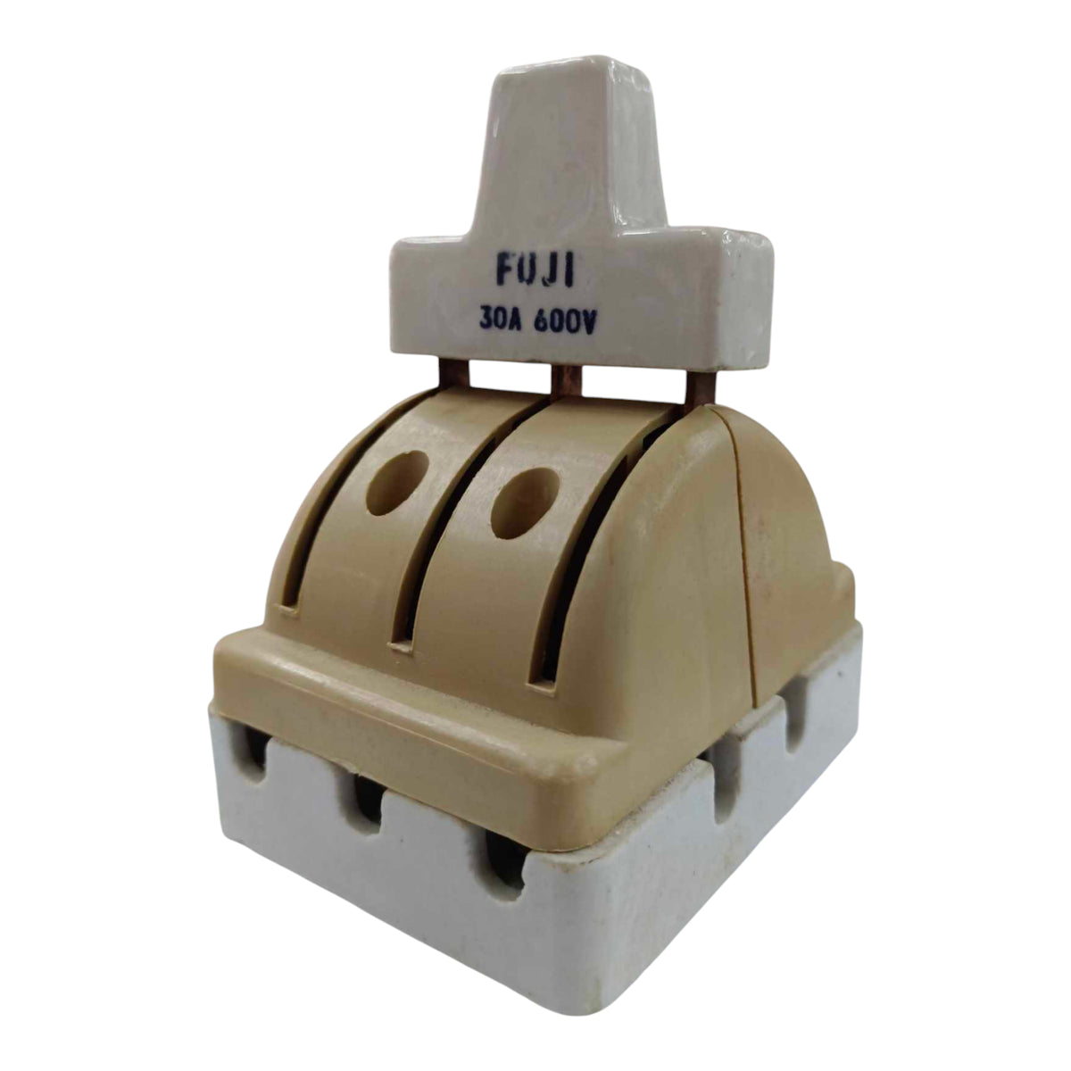 Taiyou 30A 3PDT 600V Switch Porcelain, 3 Pole Double Throw