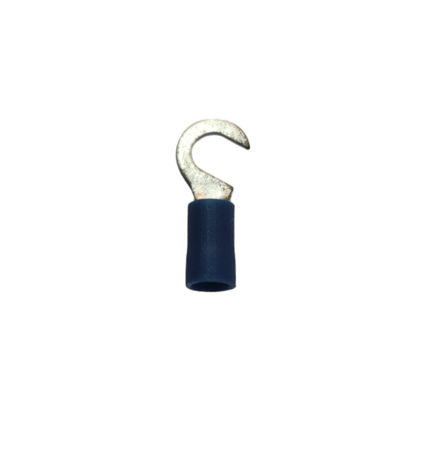 Terminal Lugs Hook Type electrical connector with blue insulated sleeve for secure wiring