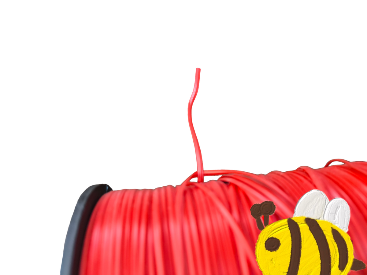 Spool of bright red Tie Wire per Meter Red for tarps and tie-downs from China