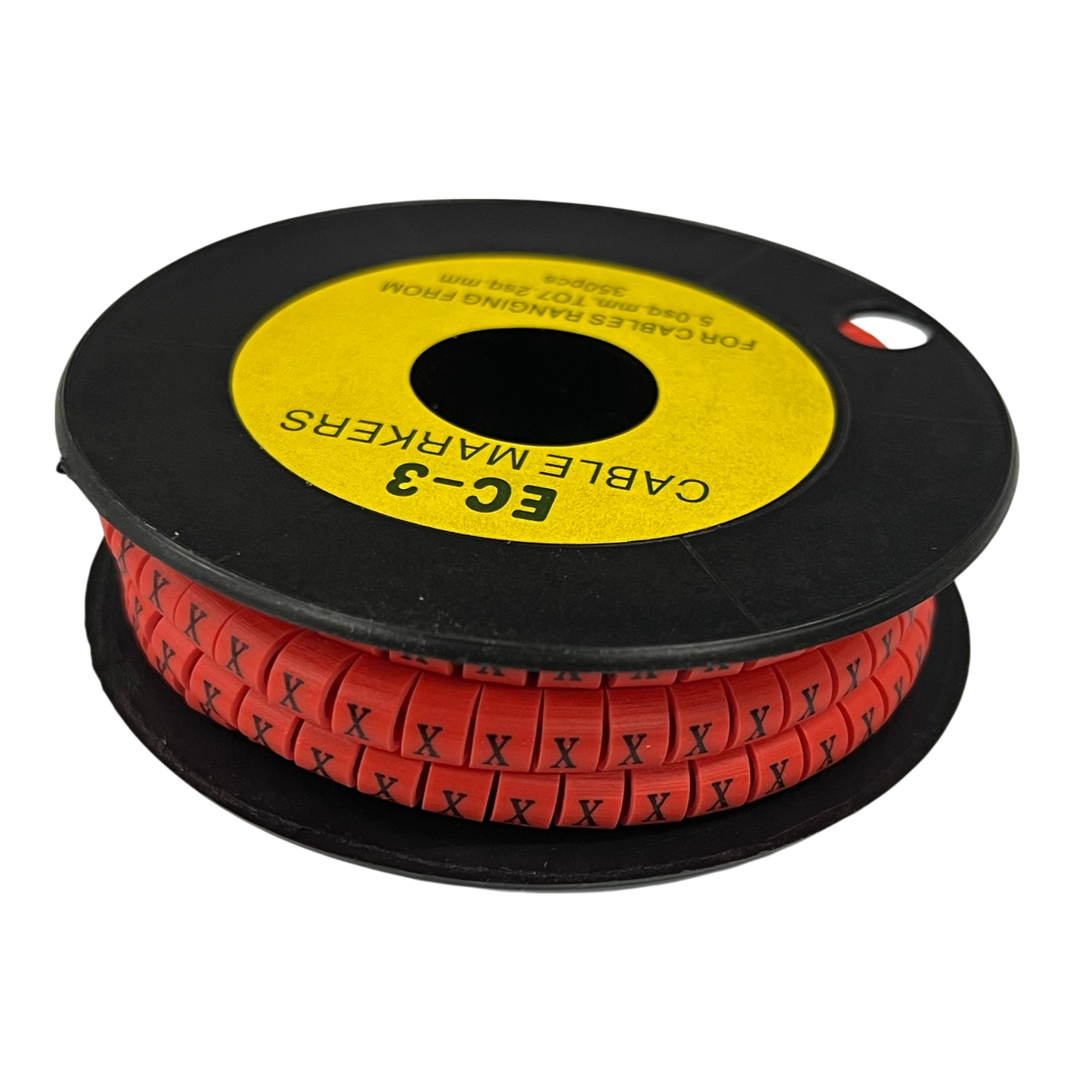 Grippes (X) Cable Marker Red 5.0mm to 7.2mm 350pcs