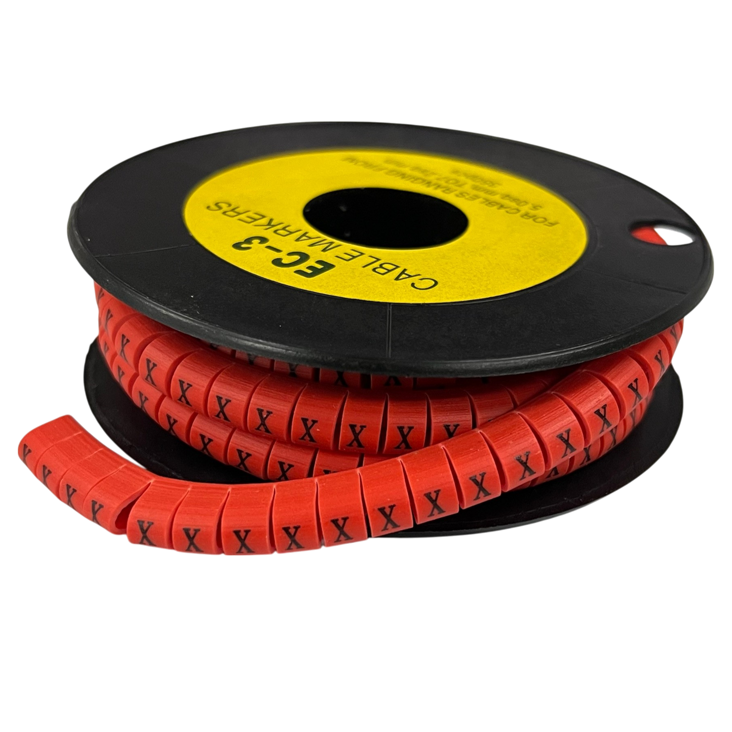 Grippes (X) Cable Marker Red 5.0mm to 7.2mm 350pcs