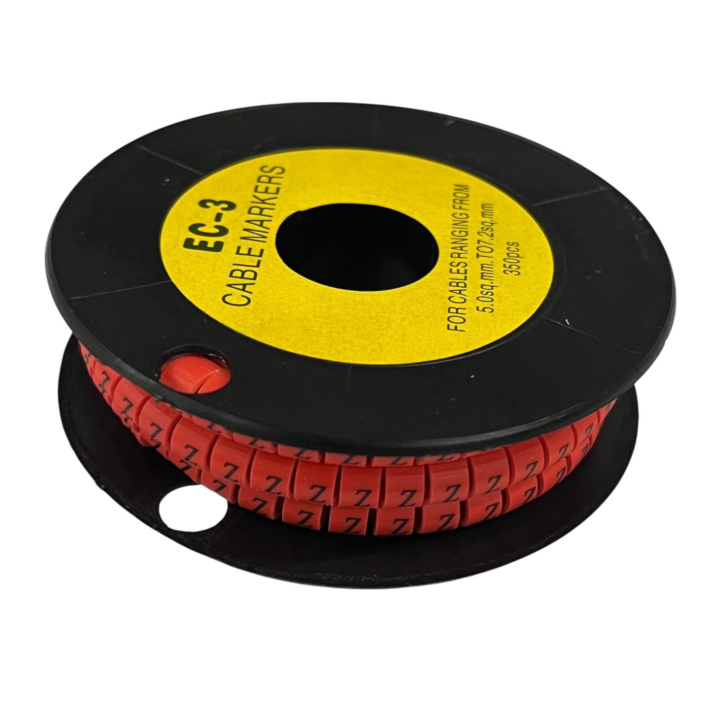 Grippes (Z) Cable Marker Red 5.0mm to 7.2mm 350pcs