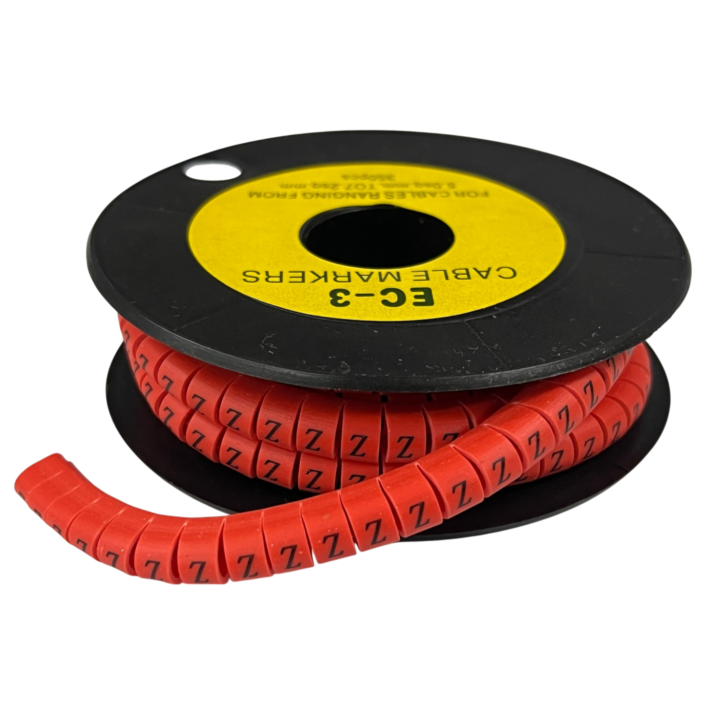 Grippes (Z) Cable Marker Red 5.0mm to 7.2mm 350pcs