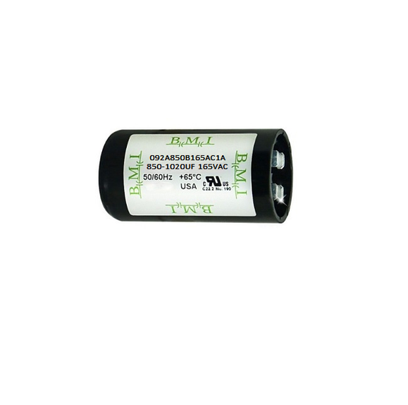 Motor Starting Capacitor 850-1020 UF BMI Brand, Available in: (165VAC and 125VAC)