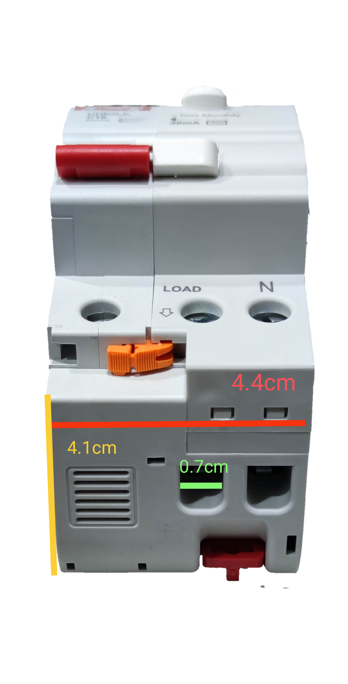 Himel 63A 6 KAIC 30mA 1P+N 220V AC HDB9LEN63IC63S, RCBO Residual Circuit Breaker with OverLoad