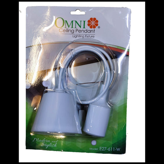 Omni Ceiling Hanging Fixture E27 4A 220V 880W E27-611, Ceiling Pendant Lighting Fixture