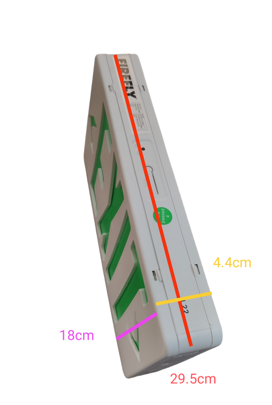Firefly Double Face Exit Light with Wall/ Ceiling Mount Option FEL228, LED Exit Sign Back to Back
