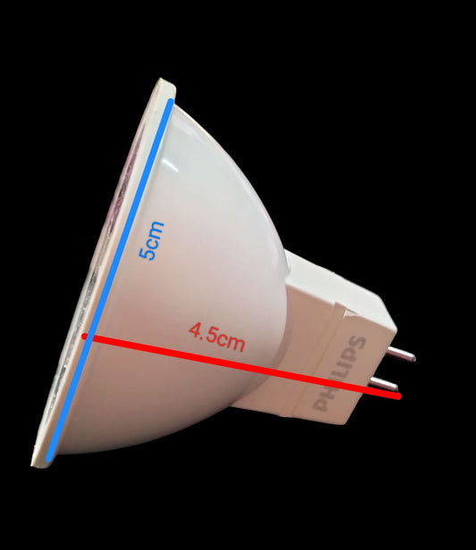 Philips 5W LED MR16 GU5.3 12VDC Daylight MR-16 LED 5W GU 5.3 12V DC 6500K Daylight