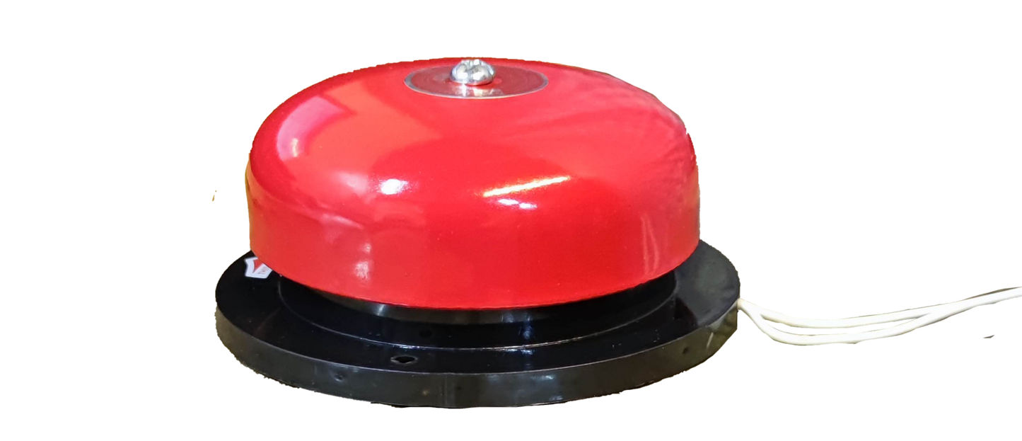 Hallo 4" Round Bell, Fire Alarm Bell 4" Japan, 4" Red Round Bell 100mm