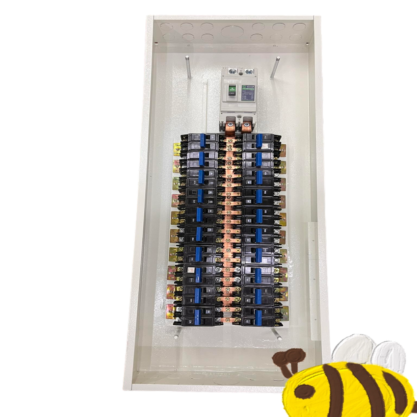 Koten & Taiyou Panel Board 125A 2Pole 250SPS Main 20 Branches 2 Pole Bolt On