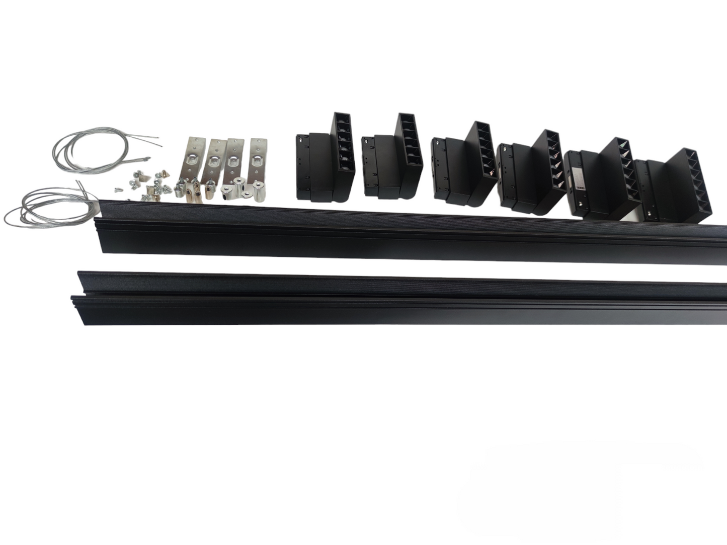 ILLUMIQ TERRA LED Magnetic Track Light 2 Meters 50mm with 6pcs 6W LED Foldable Grille Daylight 6500K 220V Series 20