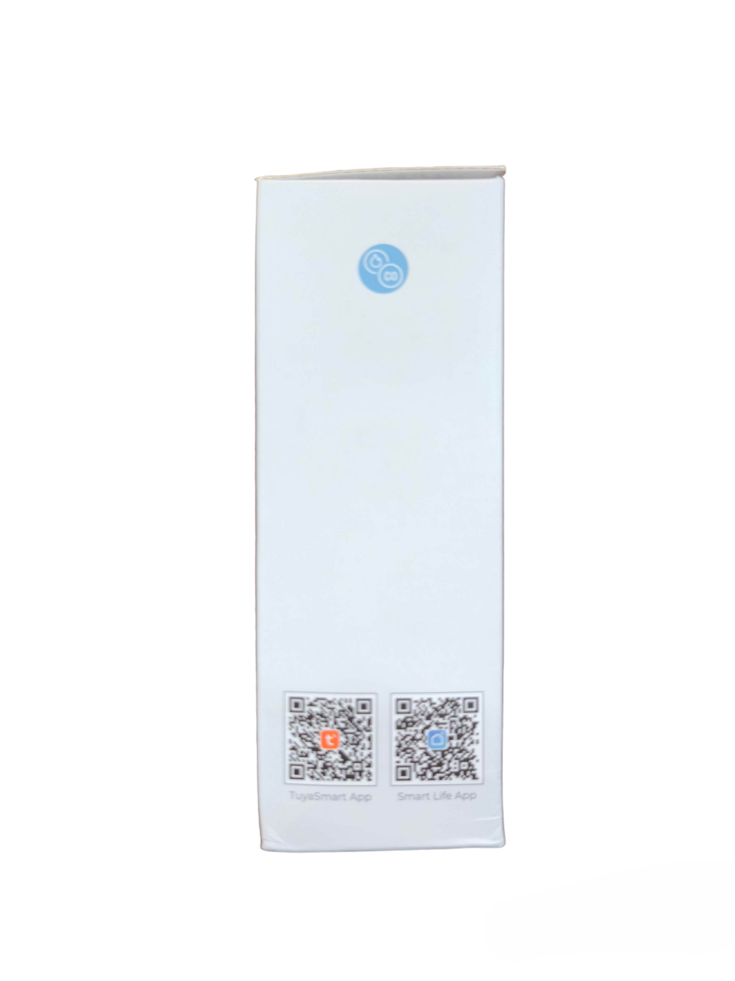 Aegislink product box with QR codes for Smoke Alarm with Carbon Monoxide app download