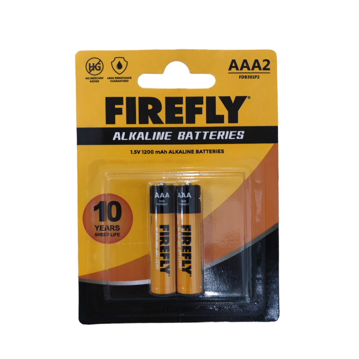 Firefly AAA Alkaline Batteries 1.5V 1200mAh FDB301P2