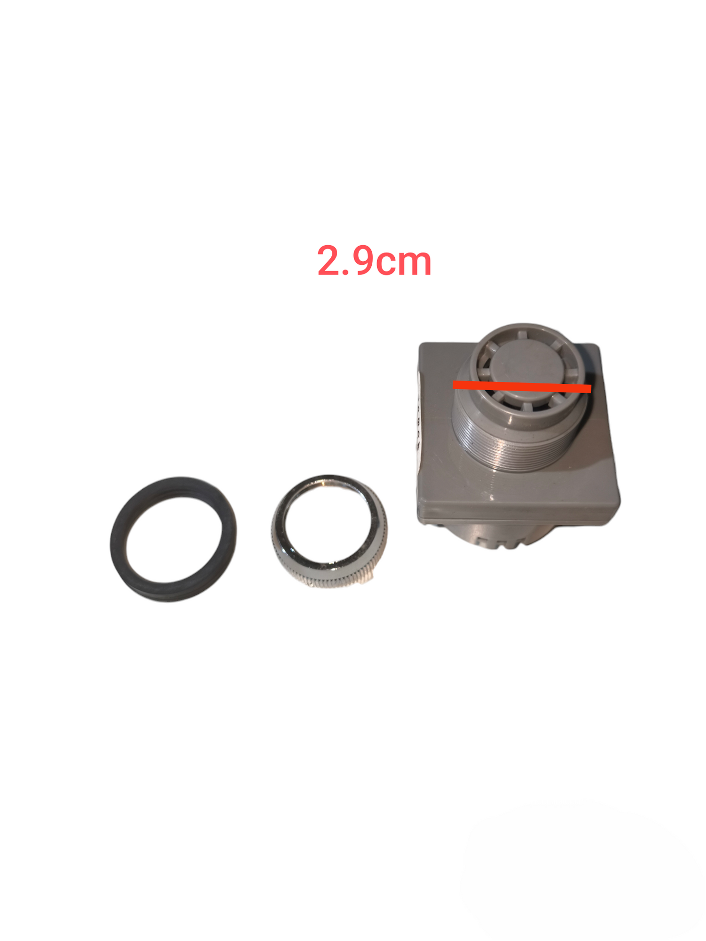 Auspicious industrial panel buzzer 30mm with mounting ring and metal nut for door chimes and bells