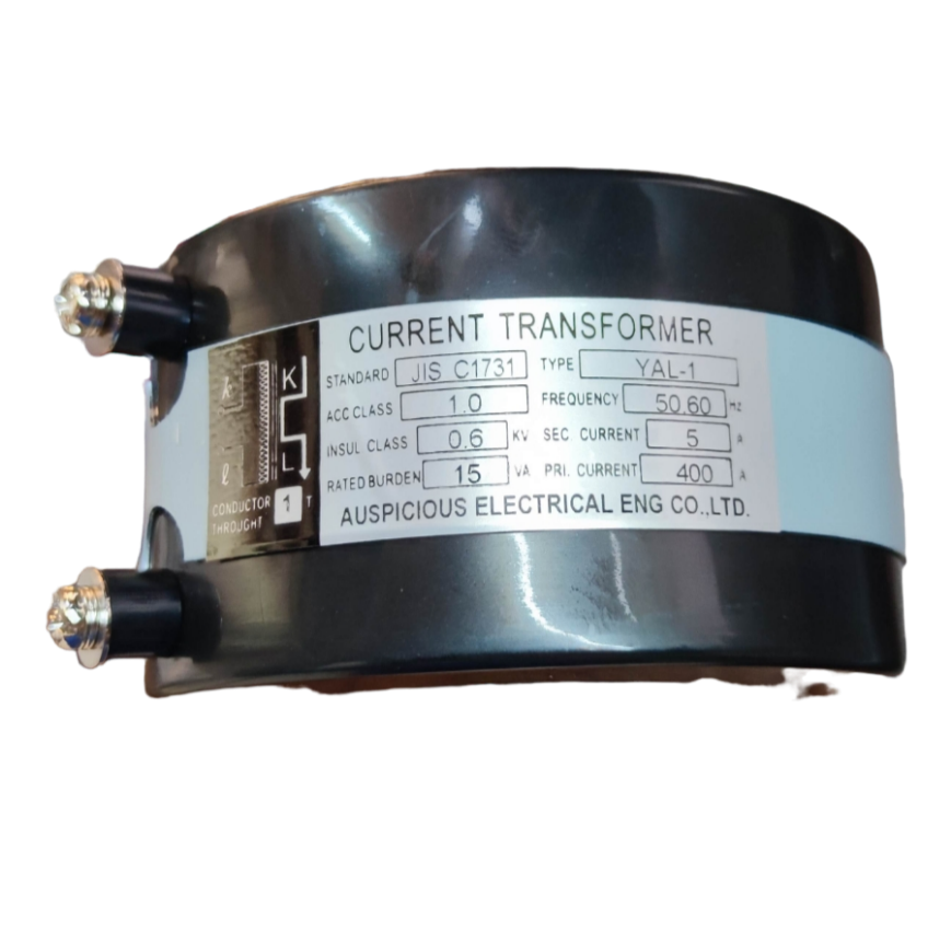 Auspicious YAL-1 JIS C1731 690V transformer current transformer with black casing and metal connectors
