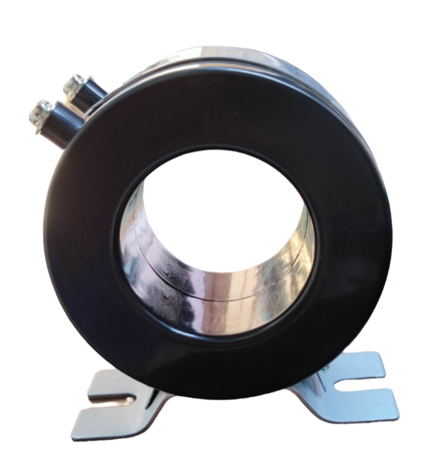 Auspicious YAL-1 JIS C1731 690V transformer with black circular body and metal mounting bracket