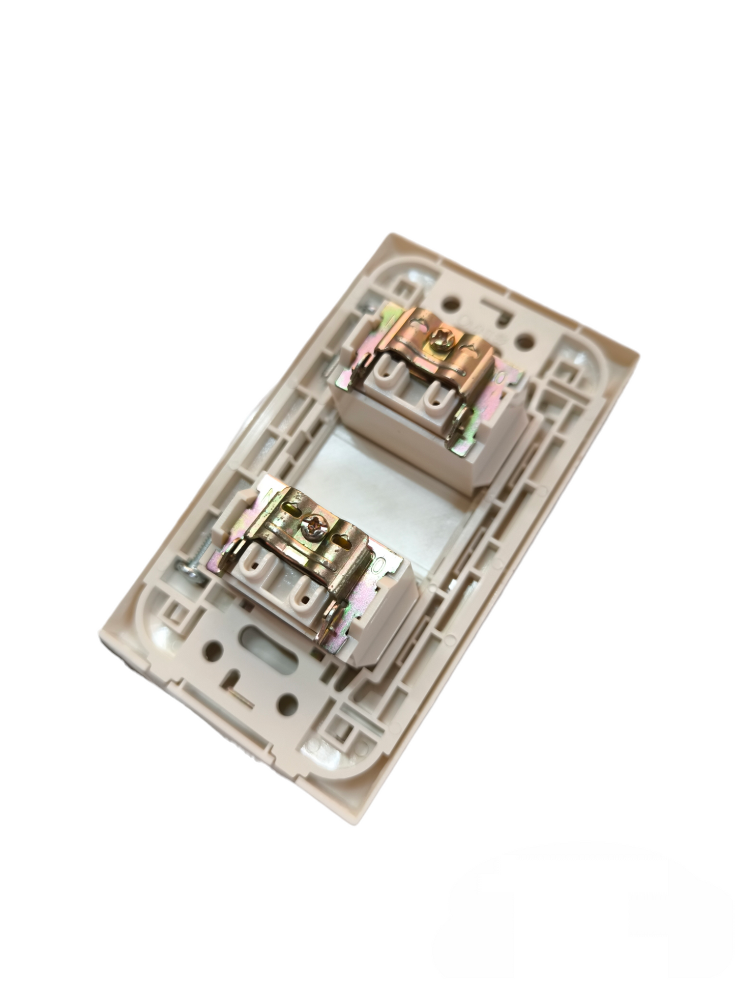Omni 2 Gang Cable TV Outlet with Plate WWP-112+(WWV-301x2)