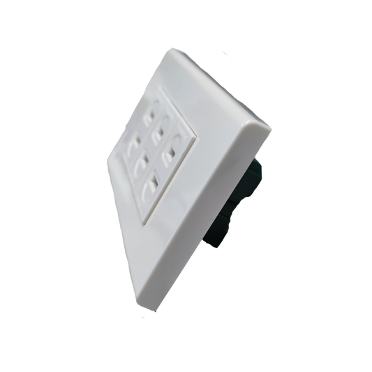 Panasonic 3 Gang Outlet, Convenience Outlet Flat Pin, C.O. Outlet Wall Outlet WEG1001-5(3PCS) / WEG6803