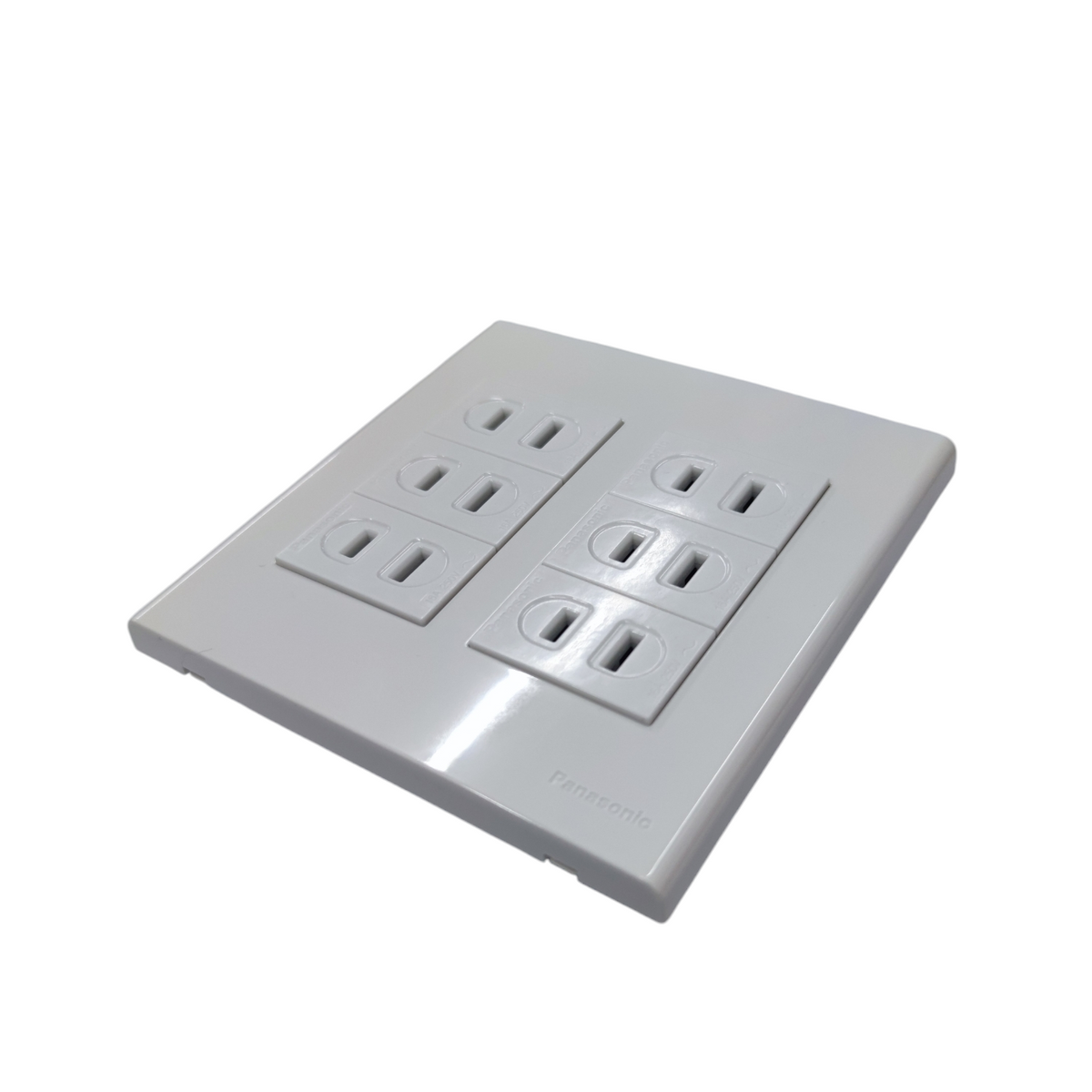 Panasonic 6 Gang Flat Pin Outlet 16A 250V with Utility Box (WEG6806+(6XWEG1001-5)+Utility Box