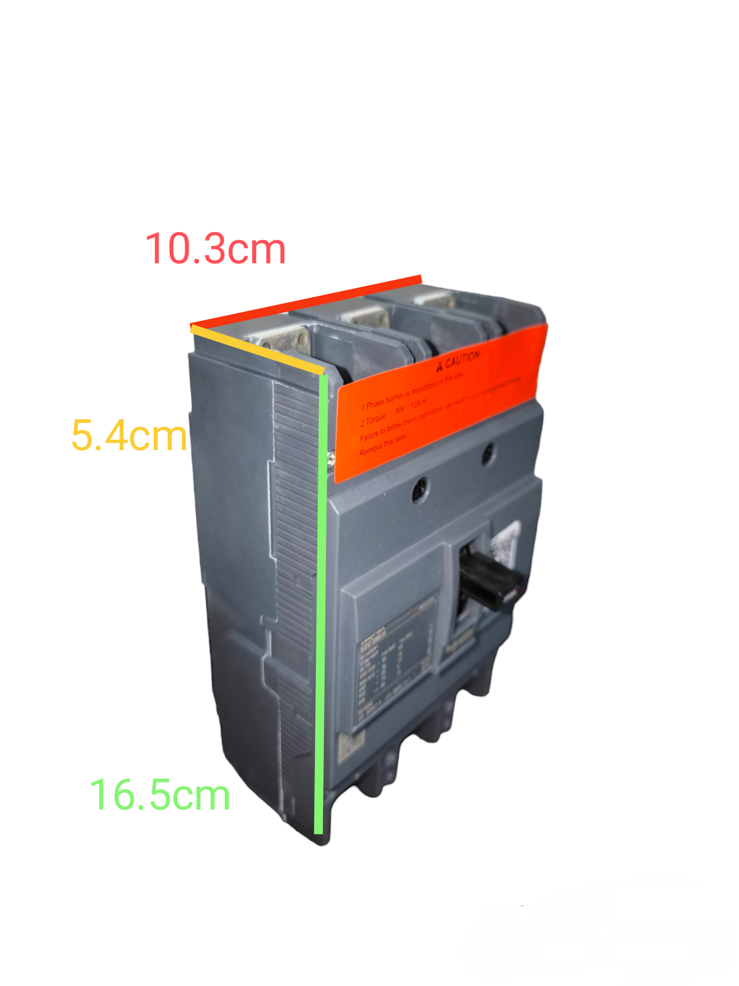 Schneider 250A 3 Pole Molded Case Circuit Breaker 85 KAIC 220V Industrial Circuit Breaker EZC250H250A