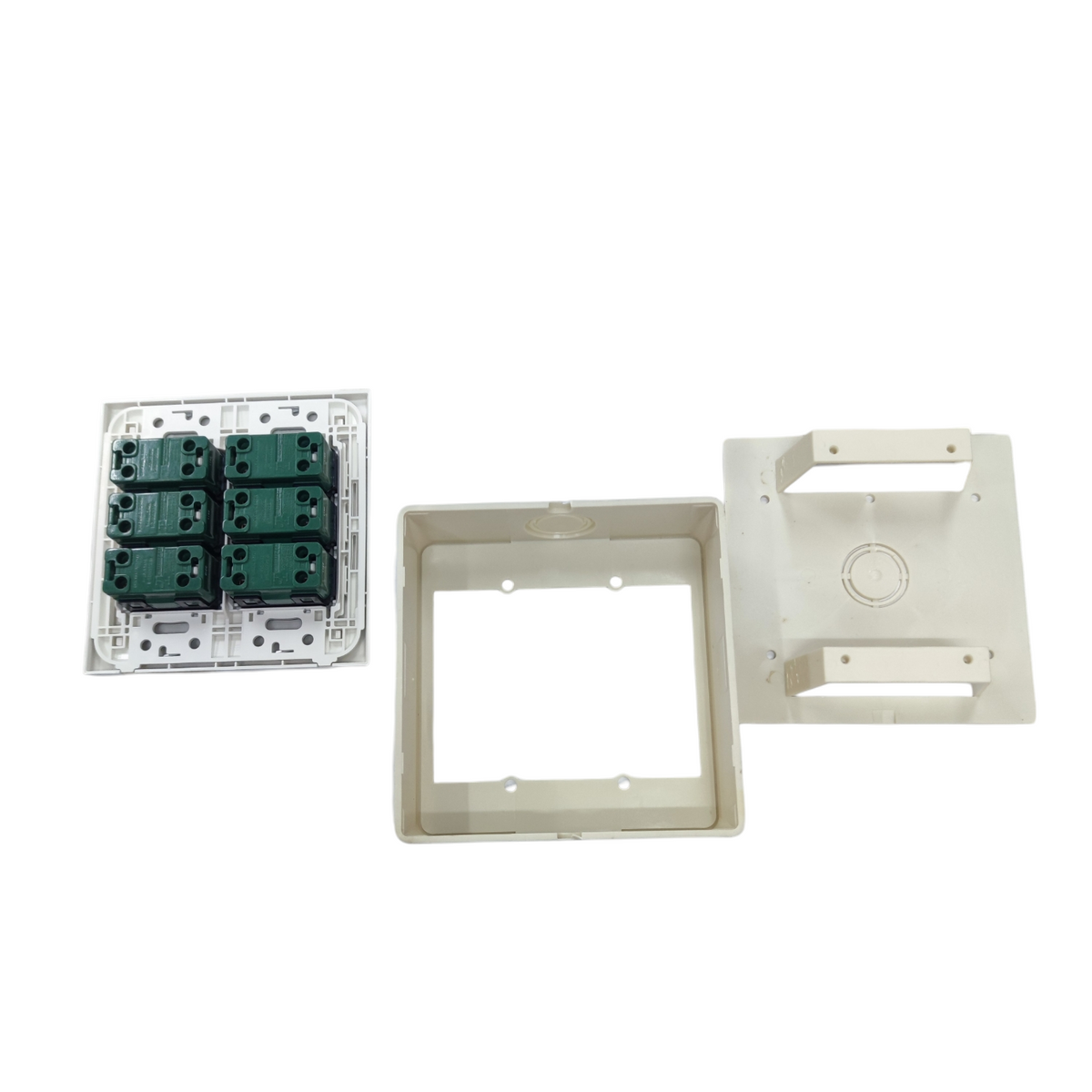 Panasonic 6 Gang 1 Way Switch 16A 220V Device Wide Series with Utility Box WEG6806+(6XWEG5001K-5)+Utility Box