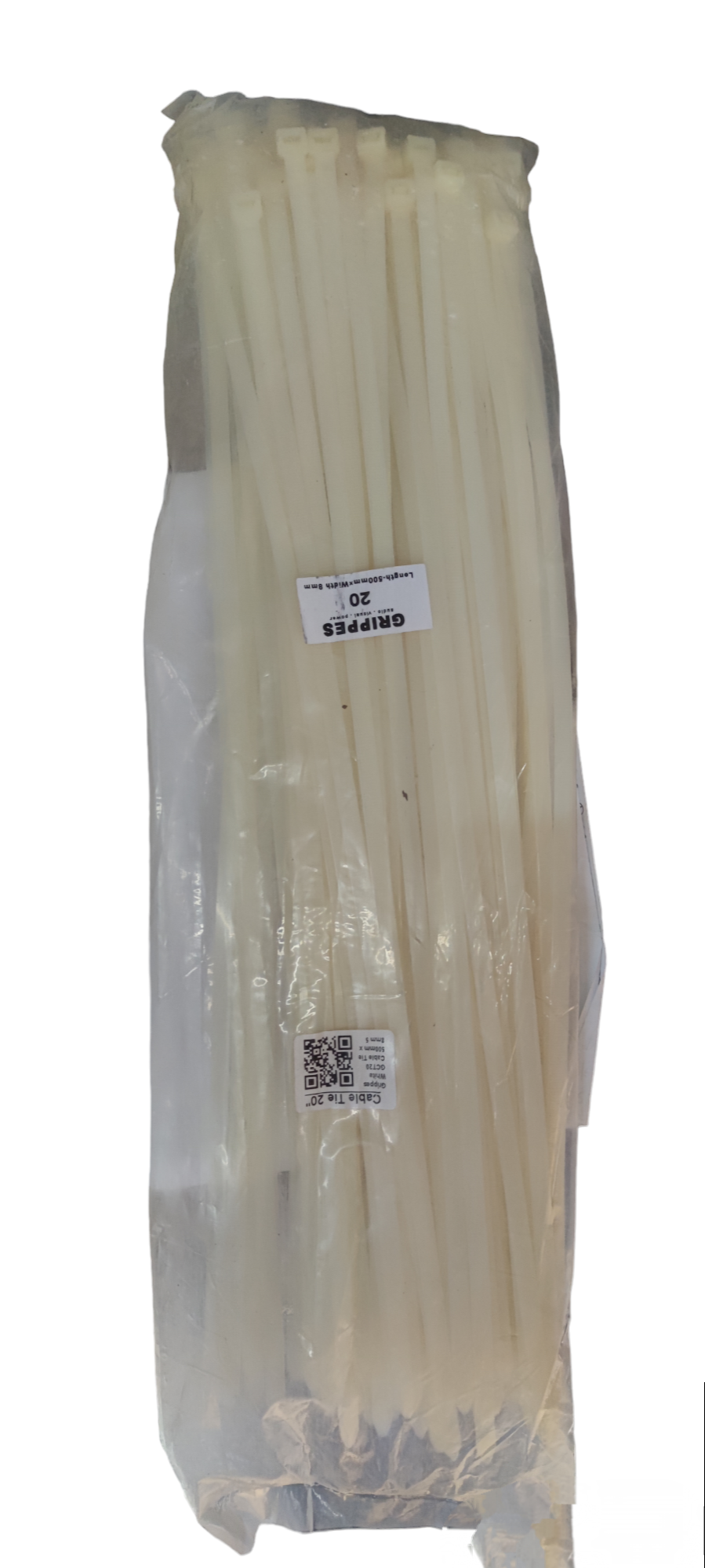Grippes 20" Cable Tie Available in Black and White