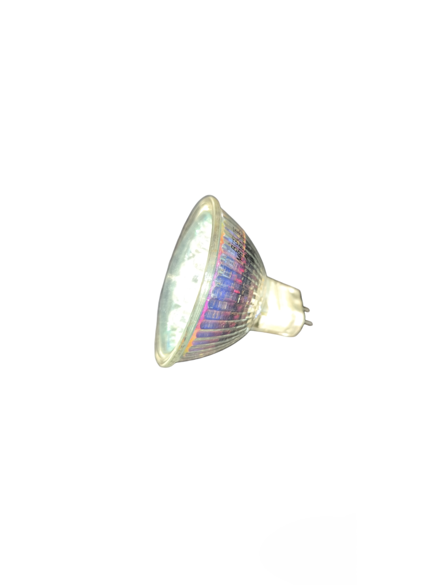 Biglite 1W LED MR16 bulb with clear reflector and two-pin base for energy-efficient lighting
