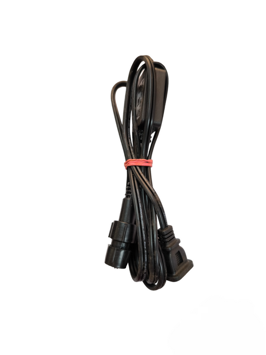 Black electrical wire with connectors 1.25mm 1.5 Meters Length Flat Pin cord from China