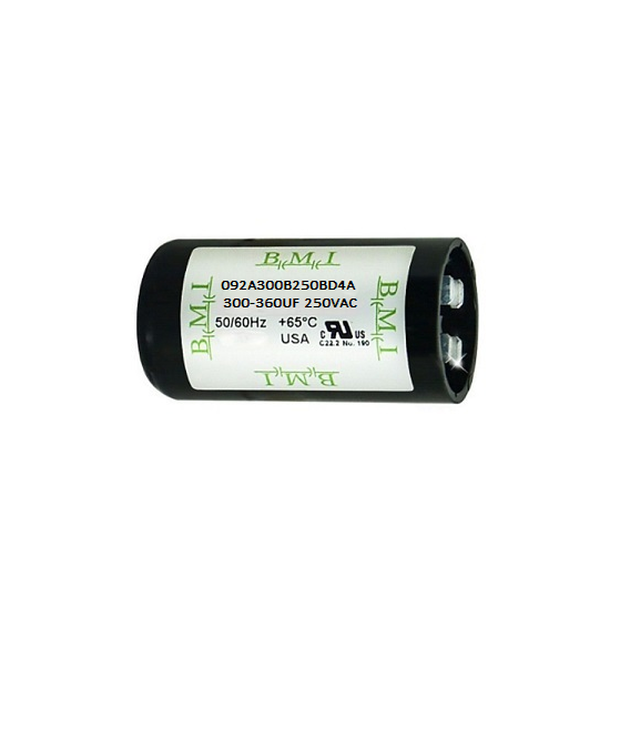 BMI 300-360 UF Motor Starting Capacitor 250VAC electrical circuitry part for motor start