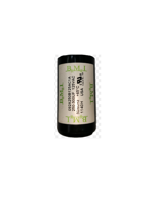 BMI motor starting capacitor 250-300 uf rated 250VAC for electrical circuitry and parts