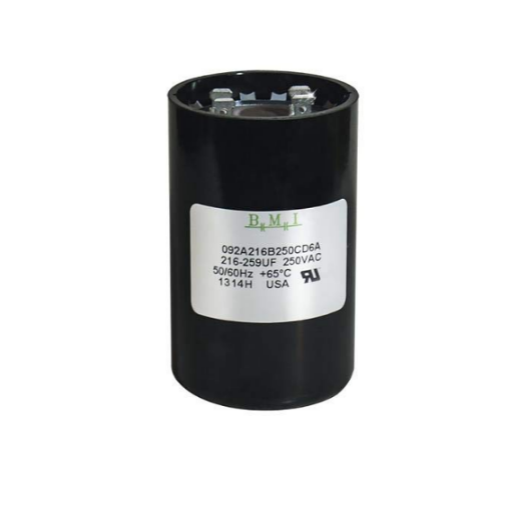 BMI 216-259MFD AC capacitor 250V for electrical circuit applications, ideal for various projects
