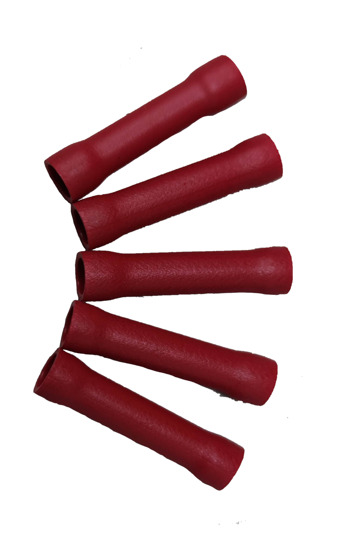 Red Butt Connector with Insulation electrical circuitry parts from China for wire connections