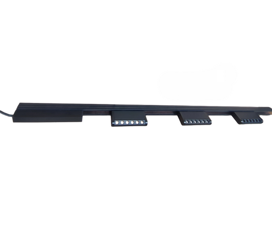 ILLUMIQ TERRA LED Magnetic Track Light 1 Meter 26mm with 3pcs 6W LED Rotary Grille Track Light 220V Warm White 3000K