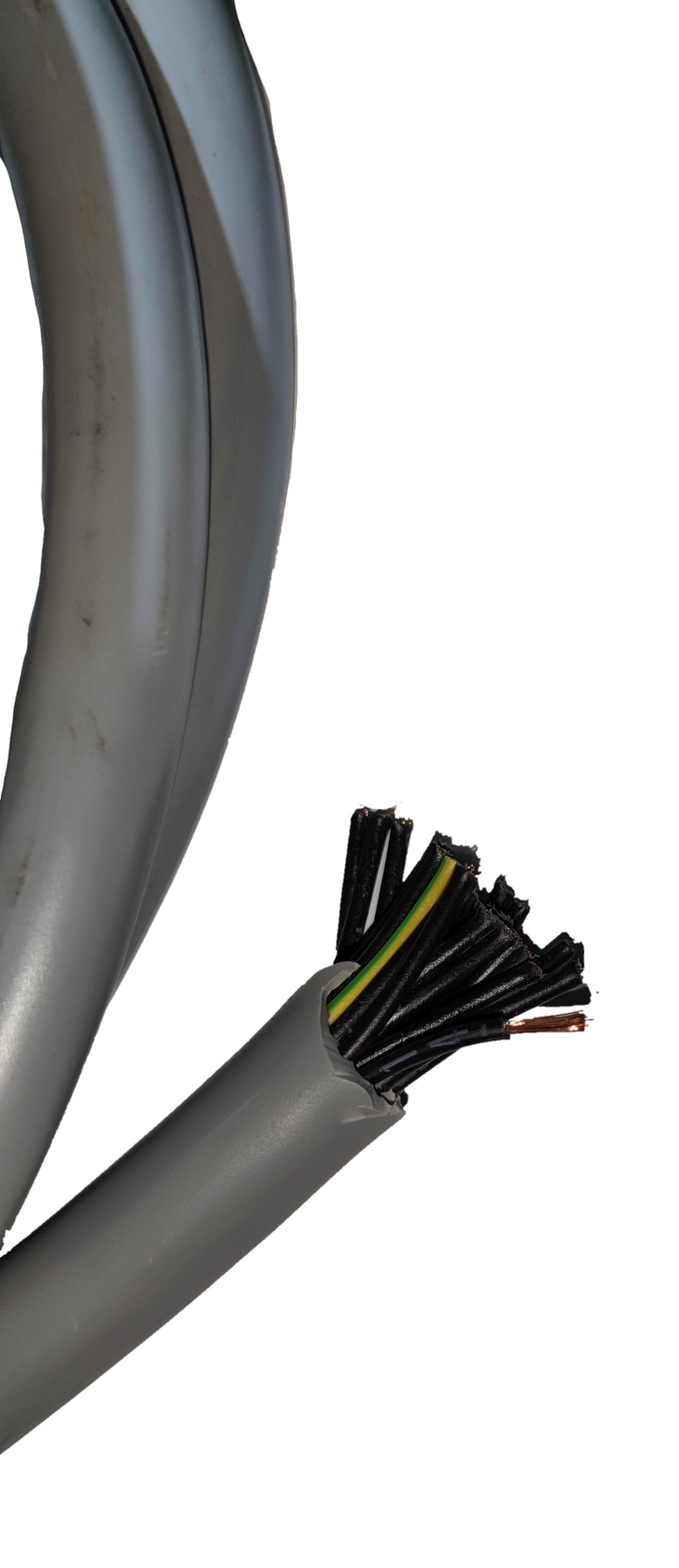 Helukabel Control Cable 1.5mm Un Shielded AWG 16 5G or 5 Cores in Different Lengths 300V AC / 500V AC Oil Resistant, Flame Retardant Acc DIn VDE 0482-332-1-2 IEC 60332-1-2, Class 5