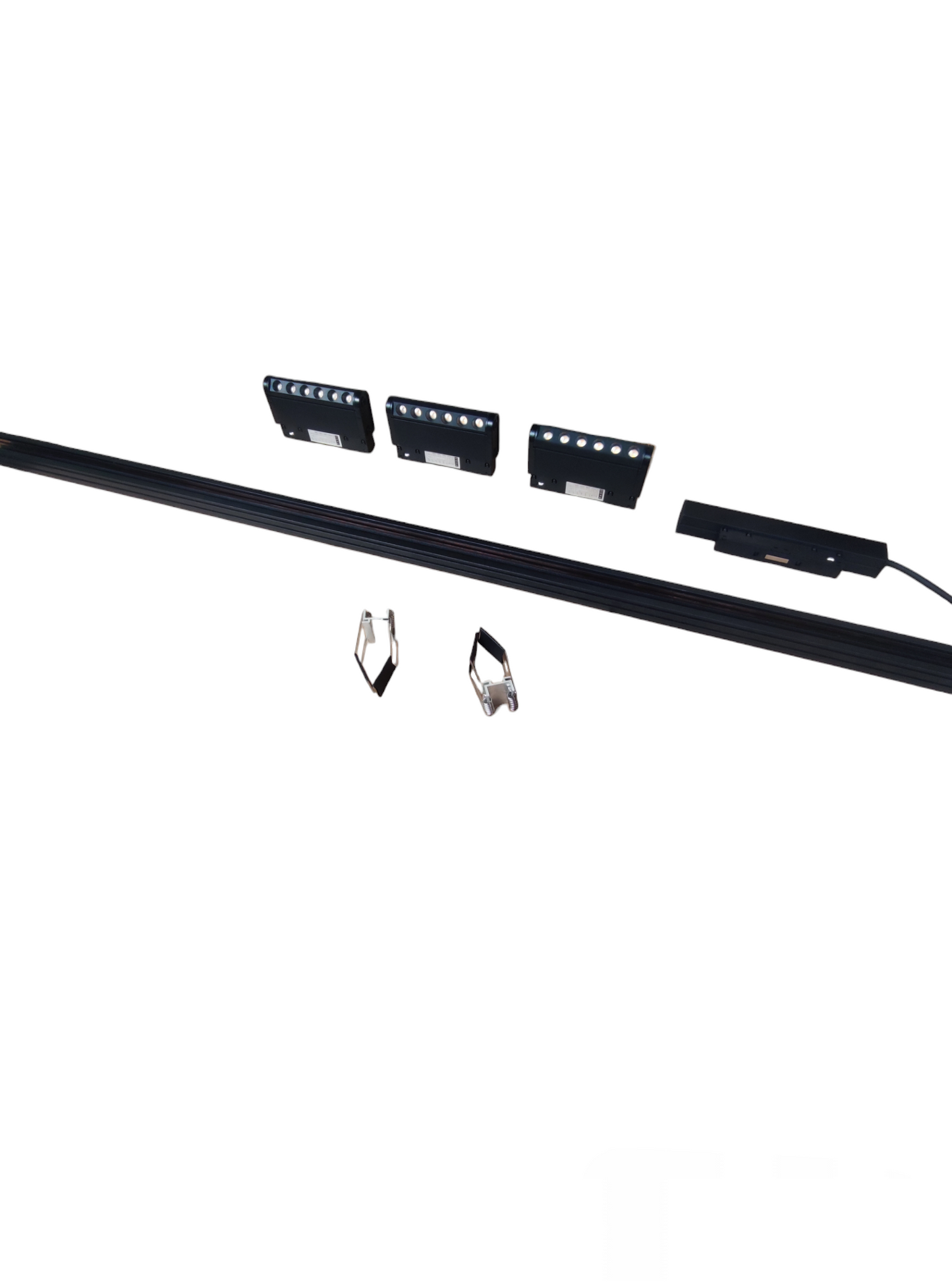ILLUMIQ TERRA LED Magnetic Track Light 1 Meter 26mm with 3pcs 6W LED Rotary Grille Track Light 220V Warm White 3000K