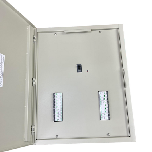 Panel Board Main EZC250H 250A 3 Pole with 18 Branches 1 Pole IC60N Schneider Breakers