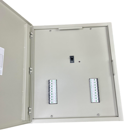 Panel Board Main EZC250F 250A 3 Pole with 18 Branches 1 Pole IC60N Schneider Breakers
