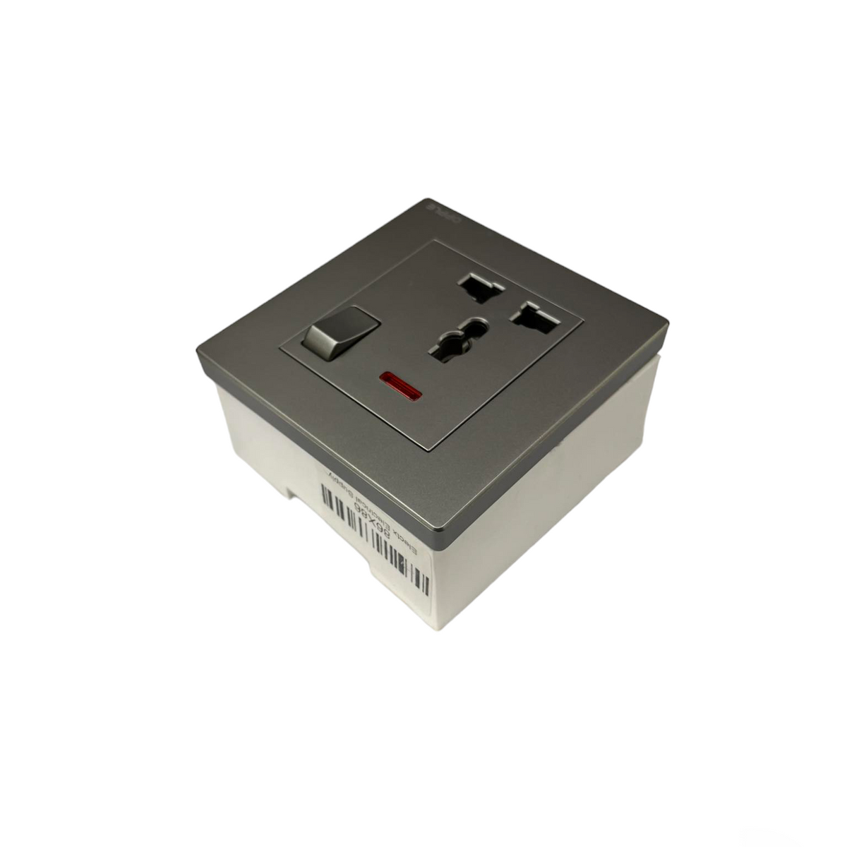 Opple Universal Outlet with Ground 16A 220V with Indicator and Switch Control and Utility Box Gray 16A 220V F021691A 86 x 86