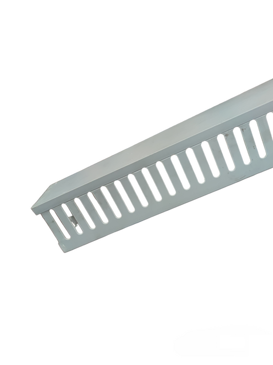Cable Duct PVC Gray Wire Duct for organized cable management with slotted design from China vendor