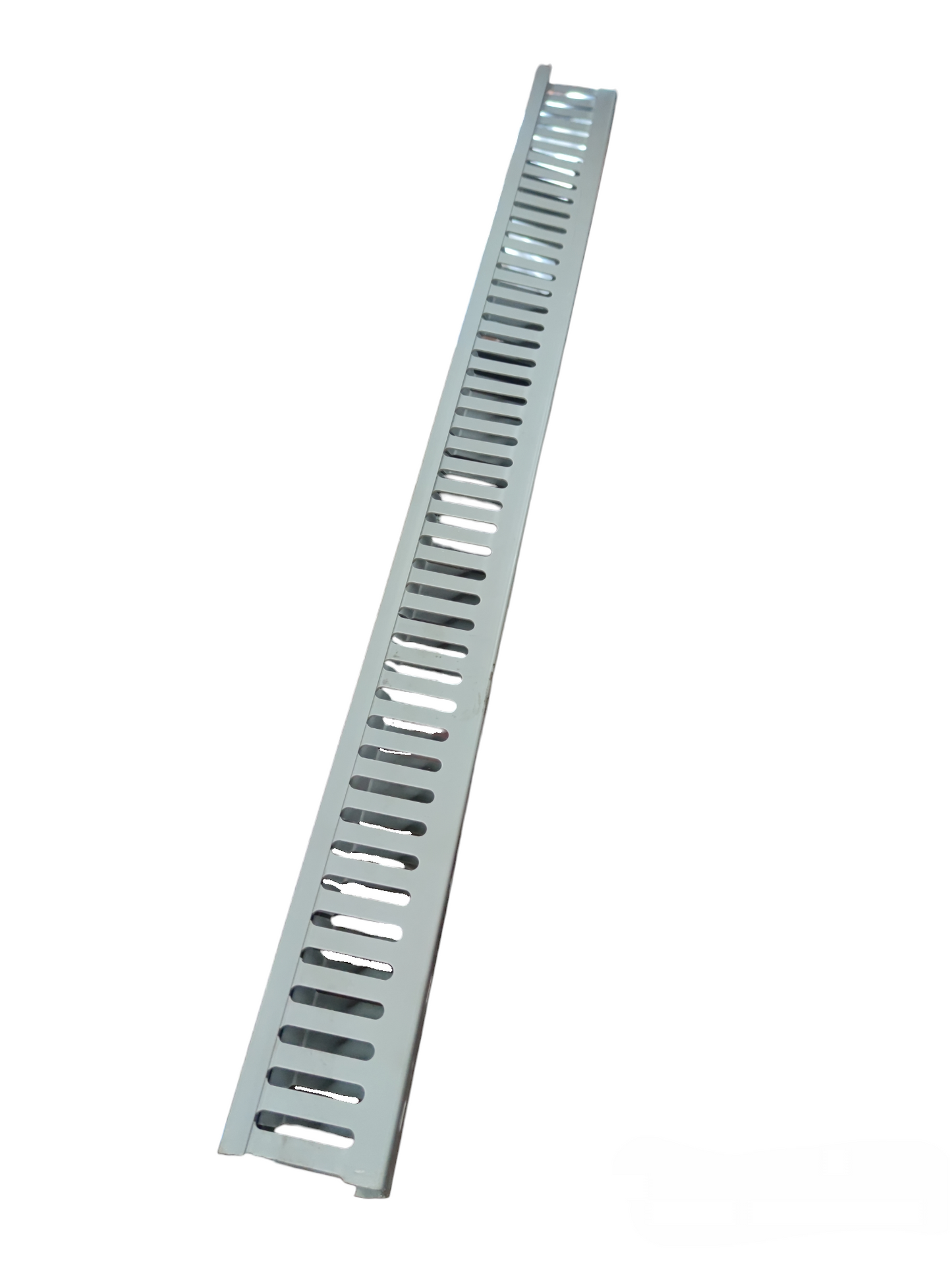 Cable Duct PVC Gray Wire Duct with ventilation slots for efficient cable management