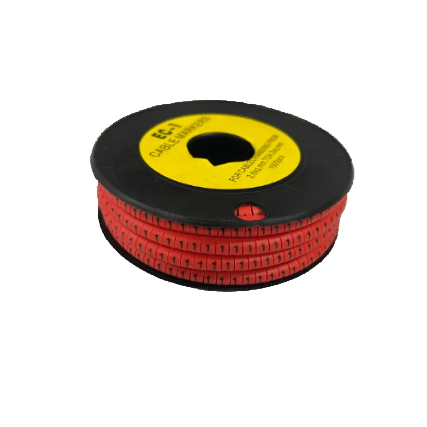 Grippes Cable Marker 1 - Red for organized cable management and identification