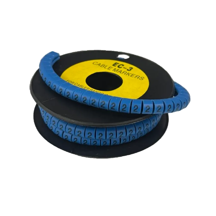 Grippes Cable Marker Blue - 2 on spool for efficient cable organization and identification