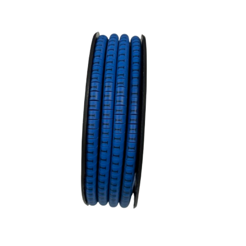 Grippes Cable Marker Blue - I for organized and efficient cable management in home or office settings