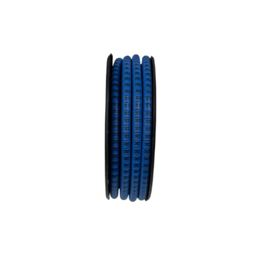 Grippes Cable Marker Blue - R for organized and efficient cable management