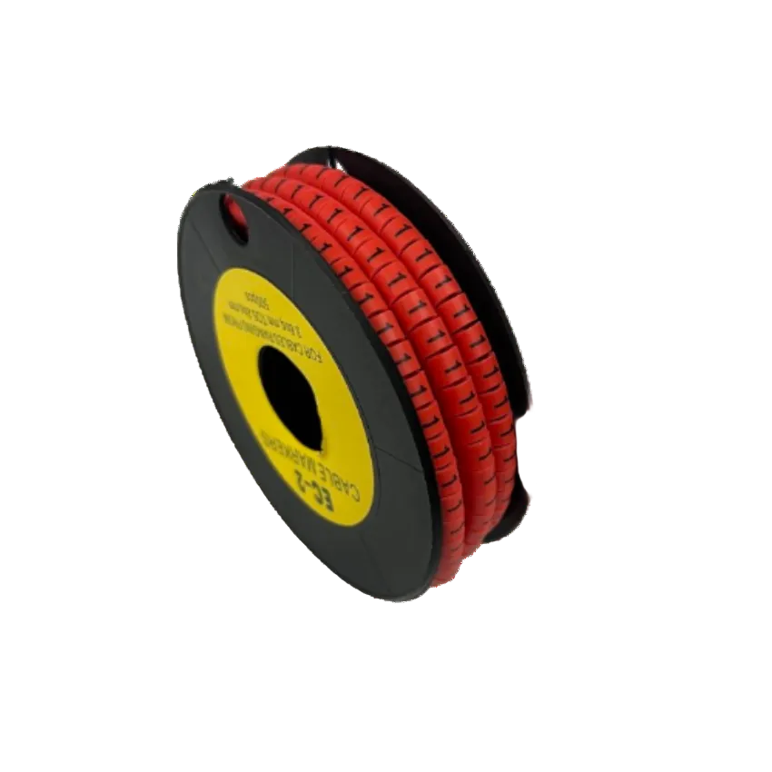 Grippes Cable Marker Red - 1 500pcs on a spool for organized cable management