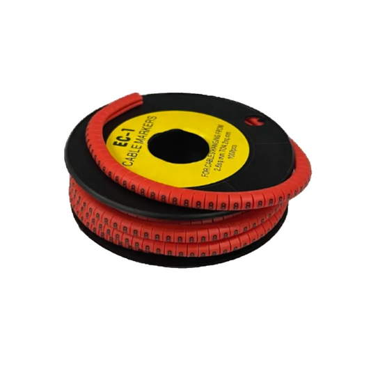 Grippes 1000pcs Cable Marker Red - 8 for effective cable organization and management