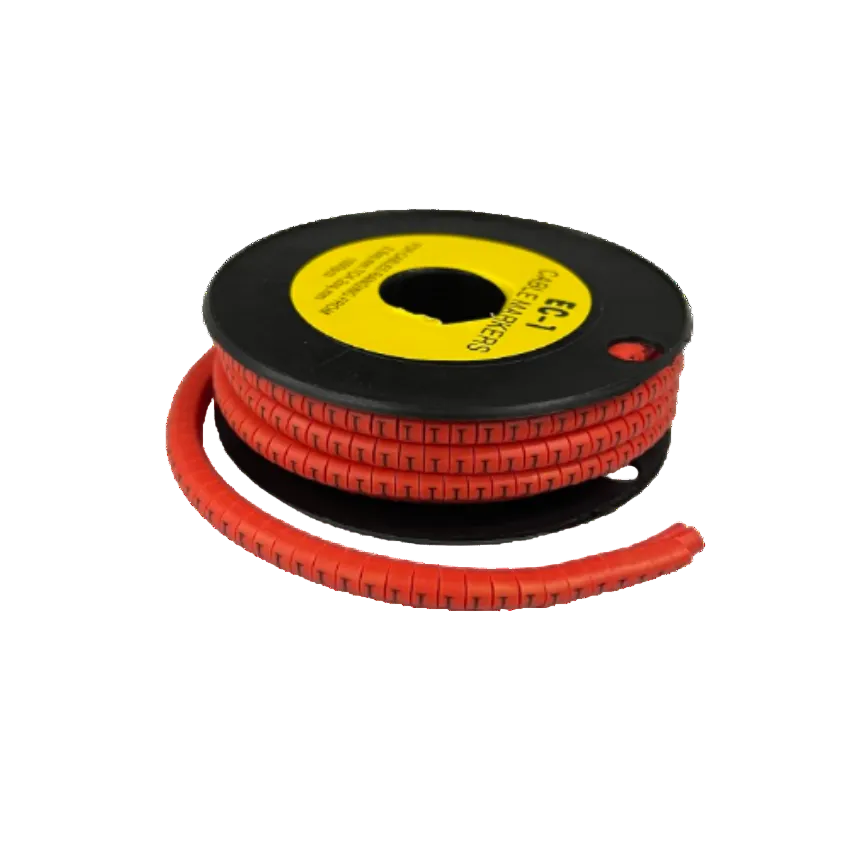 Grippes Cable Marker Red I - 1000pcs for organized cable management and labeling solutions