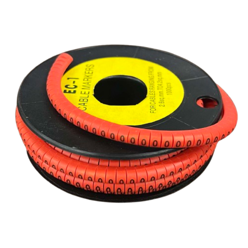 Grippes Cable Marker Red - O for organizing and identifying cables easily and efficiently